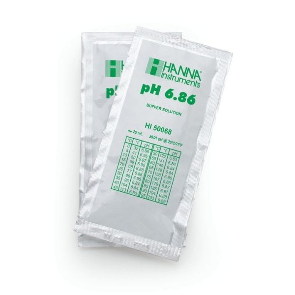 Solución de calibración técnica de pH 6.86 (25 x 20 mL) HANNA HI50068-02