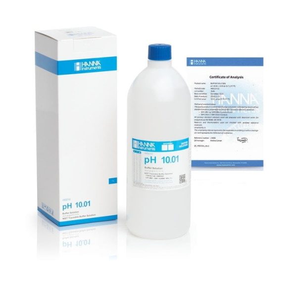 Solución de calibración técnica de pH 10.01 (1 L) HANNA HI5010-01