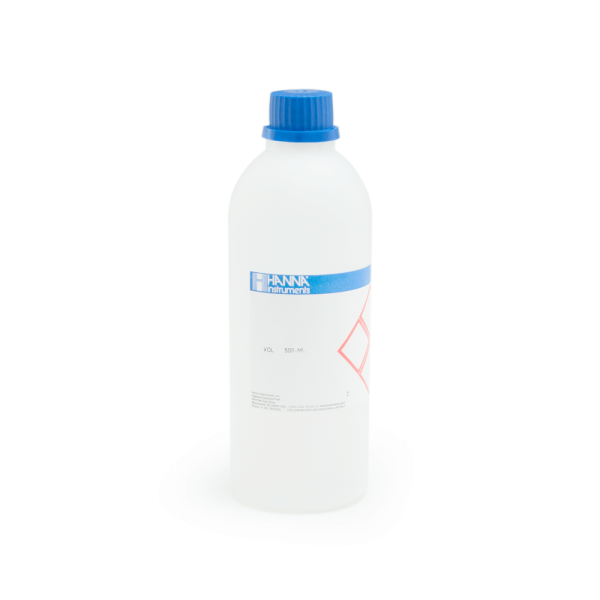 Solución de calibración de NaCl al 100% para mediciones de salinidad de agua de mar (500mL) HANNA HI7037L