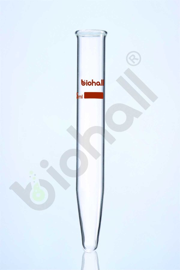 Tubo conico de vidrio de 50 ml BIOHALL (BLS.CB02.08)