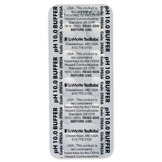 LaMotte 3985A-H | TetTabs® Buffer pH 10.0, paquete de 50