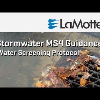 LaMotte 7449 | Kit de cribado de agua StormWatch MS4